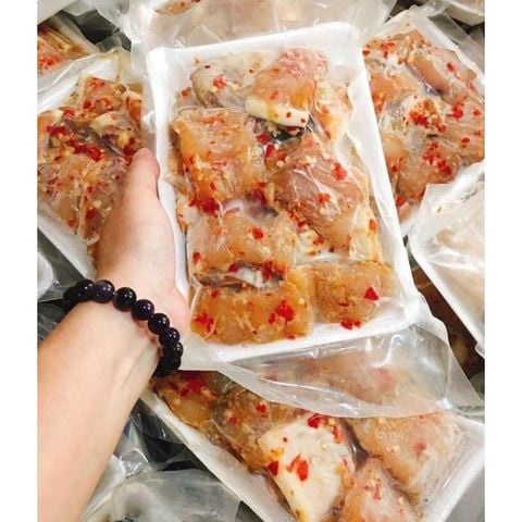  Cá Dứa Cắt Khúc Ướp Sẵn -Khay 500G 