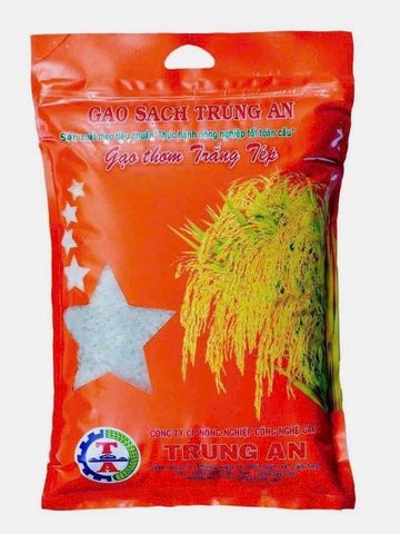 Gạo thơm trắng tép- Túi 5kg 